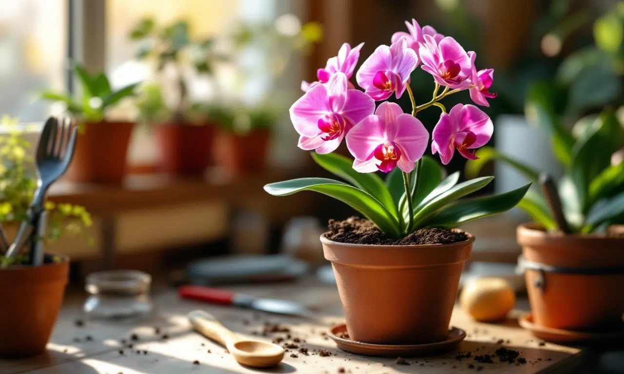 Il momento perfetto per rinvasare la tua orchidea e farla rifiorire