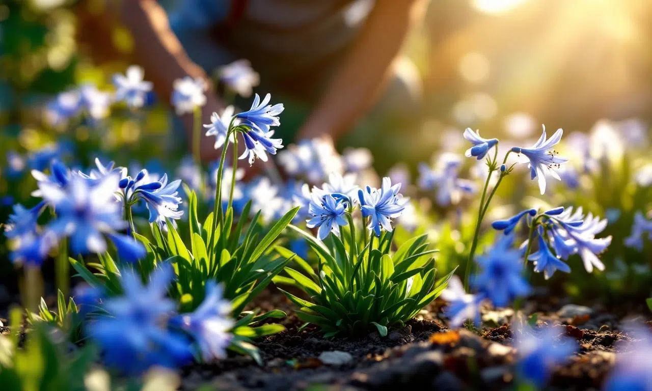 Hai degli agapanto in giardino? Questo trucco poco noto li fa moltiplicare a dismisura.