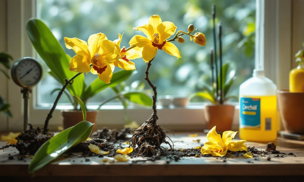 Segnali che la tua orchidea sta morendo (e cosa fare subito per salvarla)