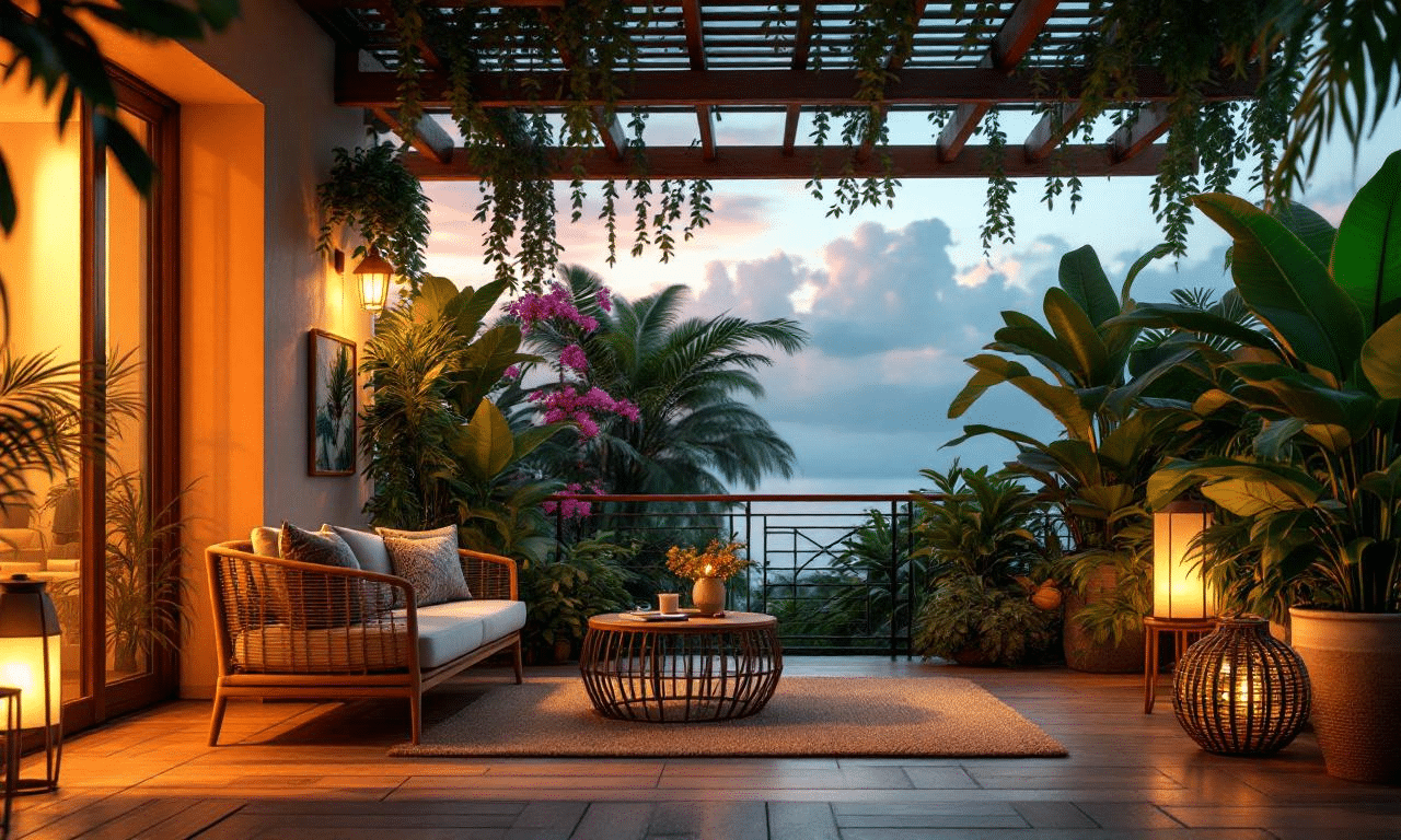 Come trasformare il tuo balcone in un’oasi tropicale estiva