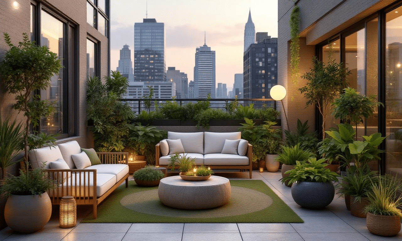 Crea un angolo verde rilassante nel tuo balcone urbano