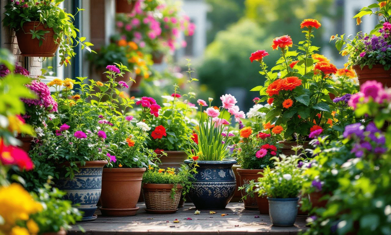 Giardinaggio in vaso: esplosione di colori e zero fatica quest’estate
