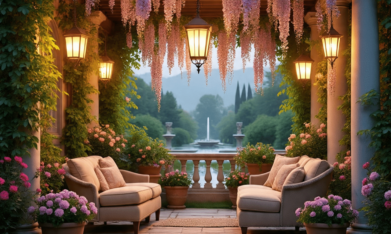 Pergolati, lanterne e rampicanti: i segreti italiani per creare un giardino romantico da sogno